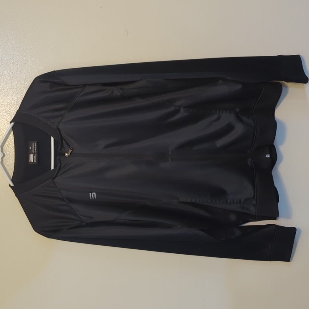 Three Sixty Six Men's XL Black Full Zip Shirt Jacket
